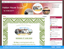 Tablet Screenshot of haldon-house.co.uk